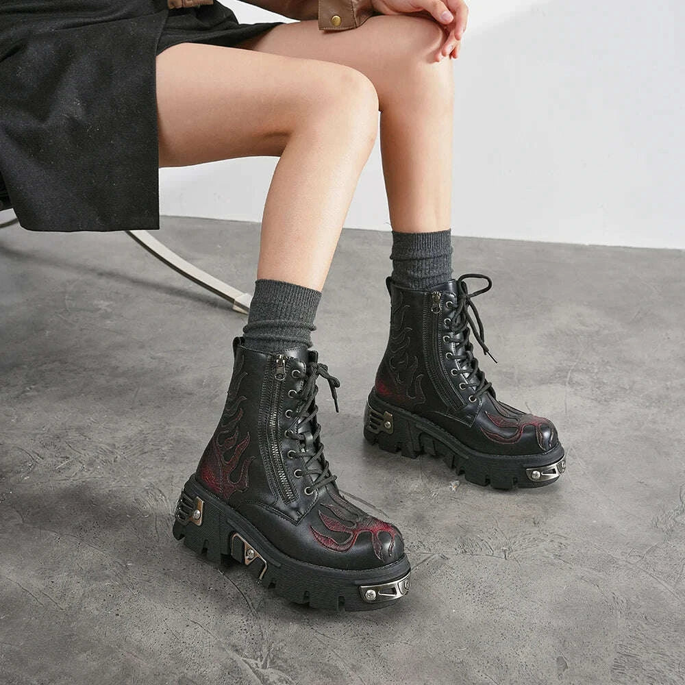 2025-new-punk-women-platform-ankle-boots-females-rock-round-toe-lace-up-fashion-retro-chunky-shoes-metal-decor-short-bootskimludkimlud-35573553