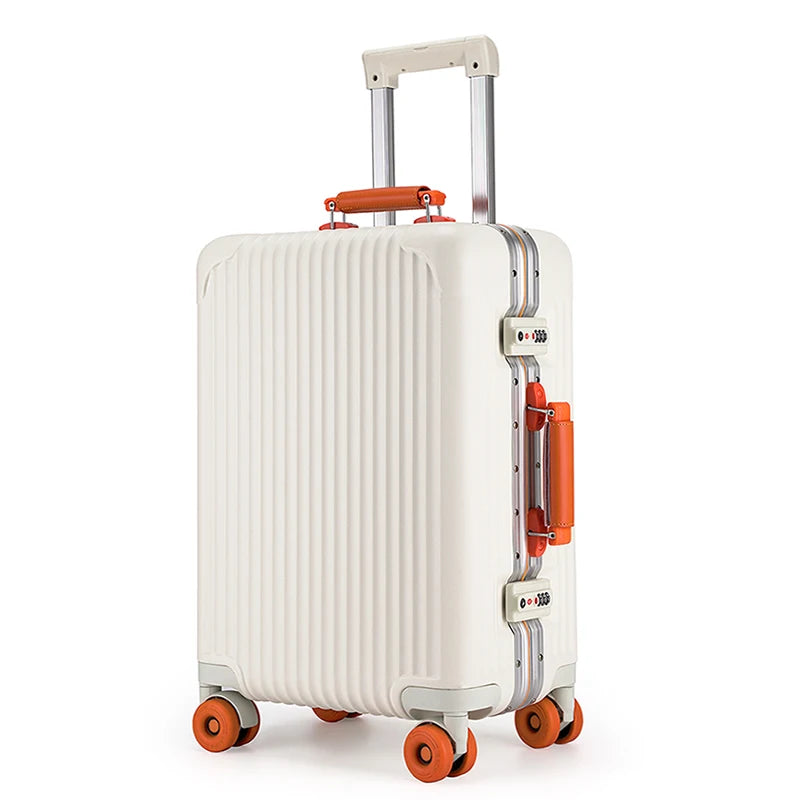 20 - inch Wide - handle Simple Student Luggage, 24 - inch Large - capacity Men's Travel Suitcase, 26 - inch Aluminum - frame Rol