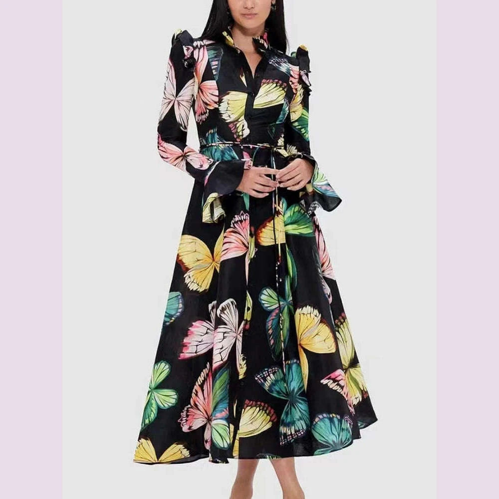 vgh-hit-color-printing-patchwork-lace-up-dress-for-women-stand-collar-long-sleeve-high-waist-elegant-dresses-female-fashion-new-kimlud-kimlud-33911565