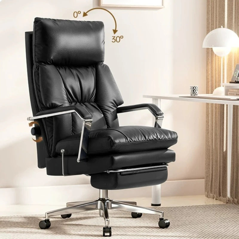 Executive Ergonomic Office Chair Sculpted Support — White | KIMLUD