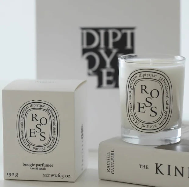 Transparent Glass Scented Candle Romantic Glow — Clear | KIMLUD