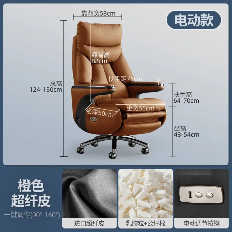 Zero Gravity Executive Chair Ergonomic Rolling — Taupe | KIMLUD