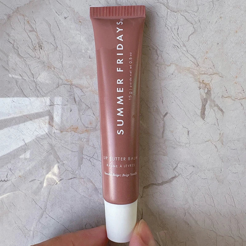 Summer Fridays Moisturizing Lip Balm Mirror Lip Gloss Lip Vanilla Pink Sugar Coffee Cake Smell Lipstick Transparent Oil Makeup