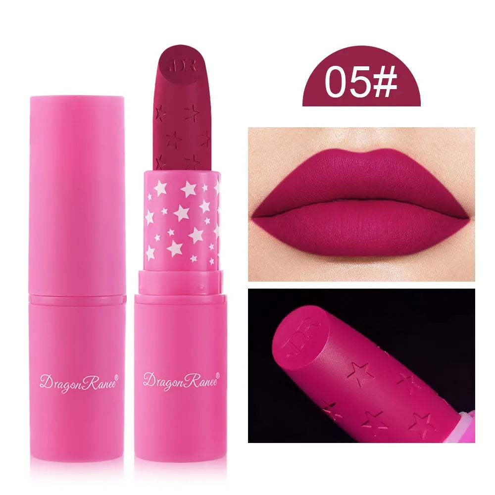 Velvet Matte Lipstick Waterproof — Nude Pink | KIMLUD