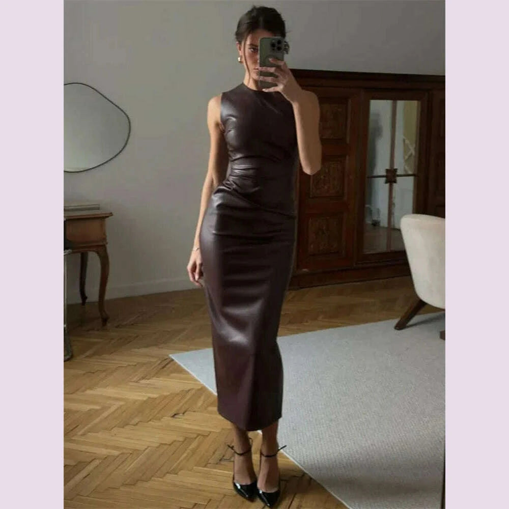tossy-pu-sexy-fashion-maxi-dress-for-women-high-waist-sleeveless-slim-patchwork-solid-skinny-streetwear-female-bodycon-dress-new-kimlud-kimlud-33915416