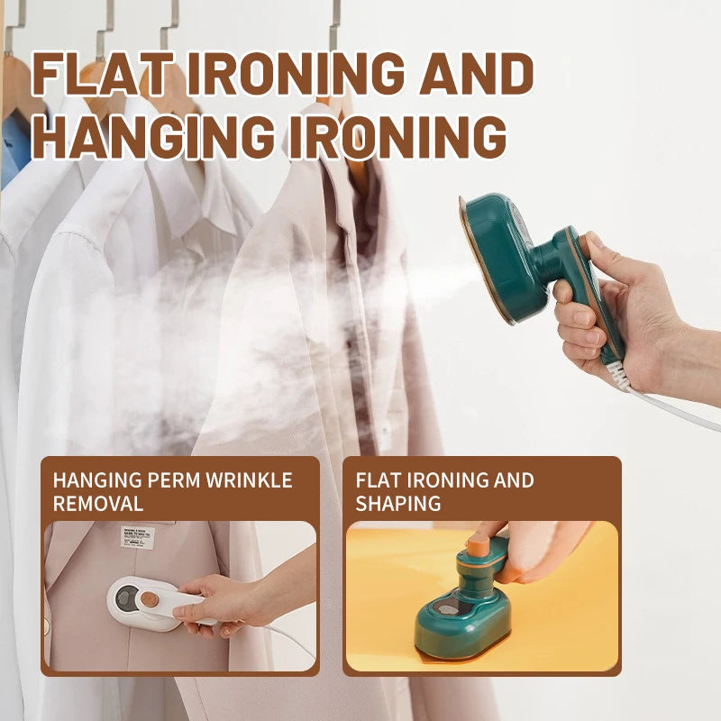 KIMLUD, Household Steam Iron Portable Mini hanging ironing machine Clothing store ironing machine hand-held convenient ironing machine, KIMLUD Womens Clothes