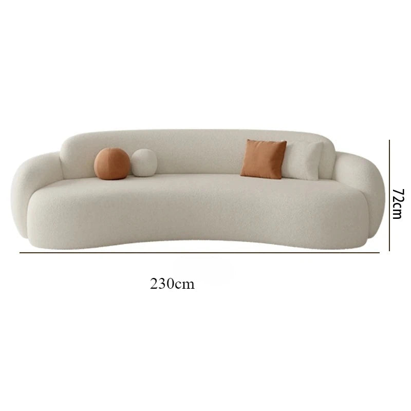 Modern Cream Wind Sofa Creative Simple Comfortable Hallway Lounge Sofas European Aesthetics Designer Muebles Salon Furniture