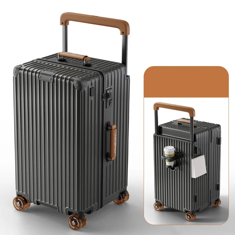 Travel Suitcase – Multi Size Luggage with Wheels – Polycarbonate Zipper | KIMLUD