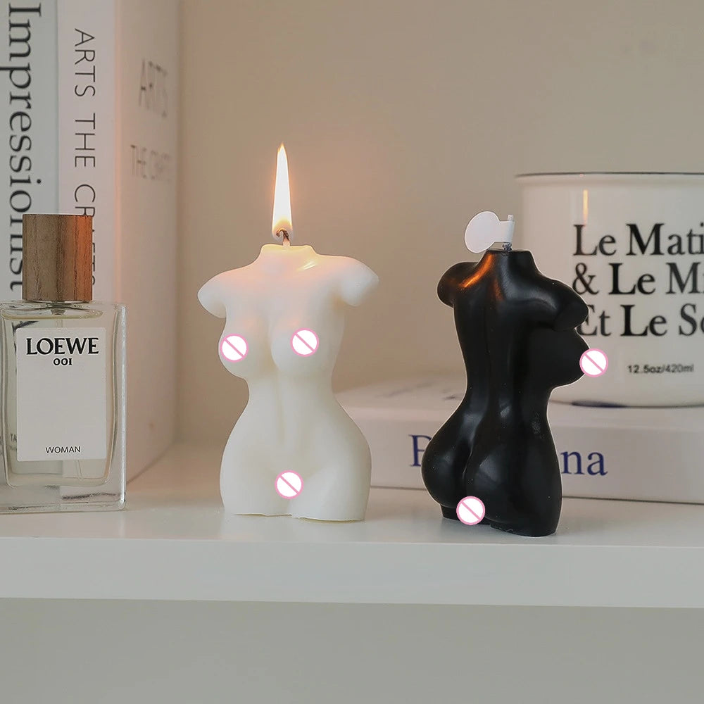 KIMLUD, Large Silicone Human Body Candle Mold Beauty Portrait Sexy Gypsum Resin Drop Glue Soap Chocolate Mould Soft Easy Demoulding, KIMLUD Womens Clothes