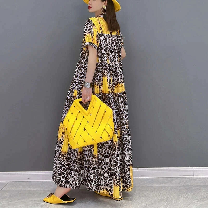 korean-style-painted-short-sleeve-casual-loose-big-size-yellow-red-blue-leopard-long-dress-summer-boho-print-dress-robe-jjxd071-kimlud-kimlud-33922915