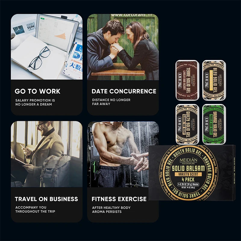 Solid Fragrance Pheromone Cologne — Clear | KIMLUD