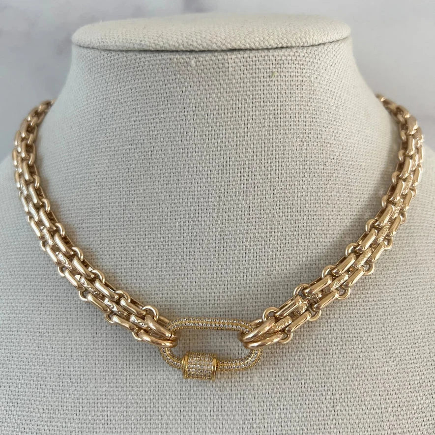 Copper Orla Coin Pendant Necklace — Copper | KIMLUD