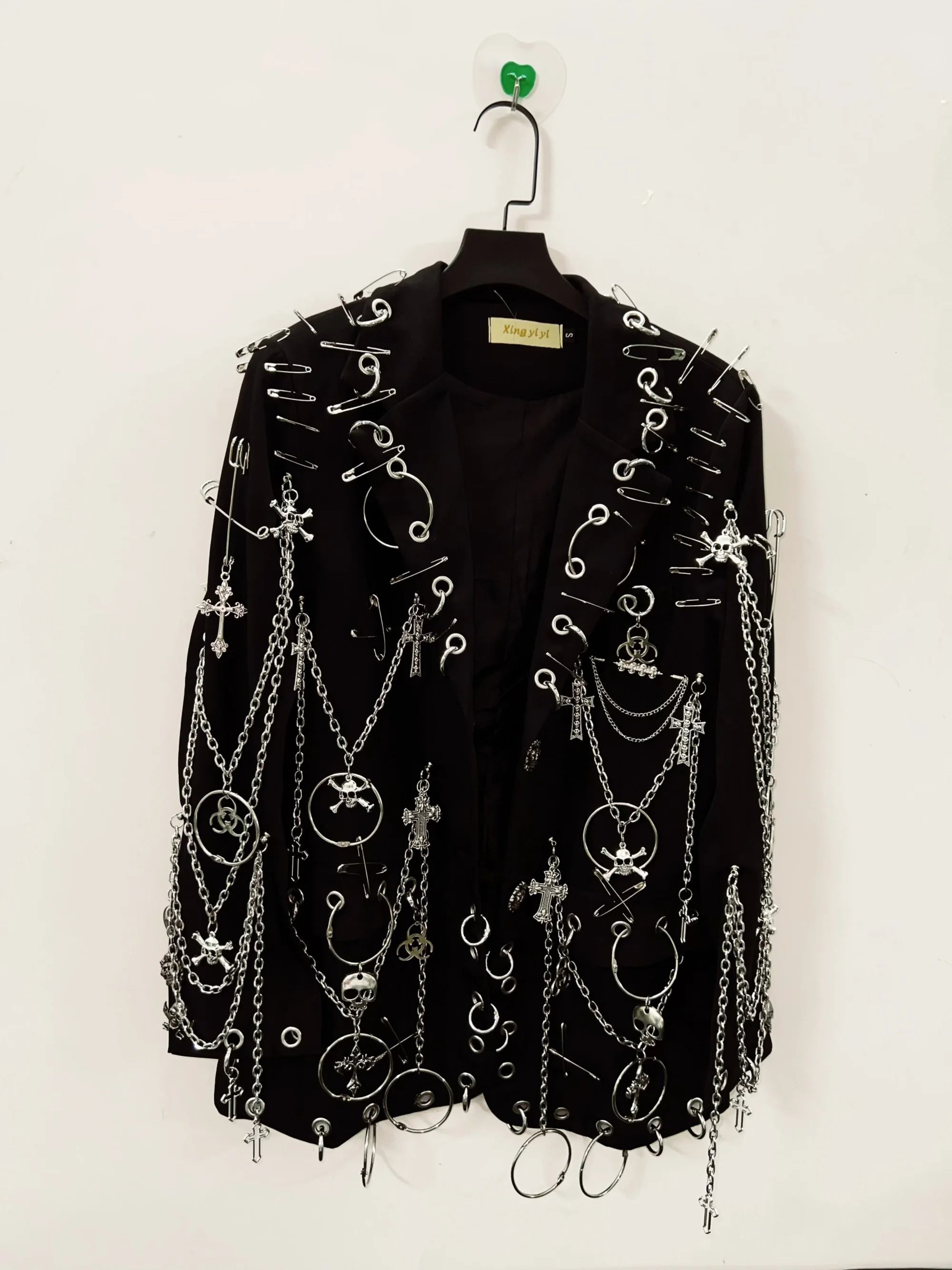 Harajuku Suit gothic clothes  y2k Suit y2k fashion Gothic Suit Punk Suit  Cross Suit e girl clothes Skull Suit  vintage Suit