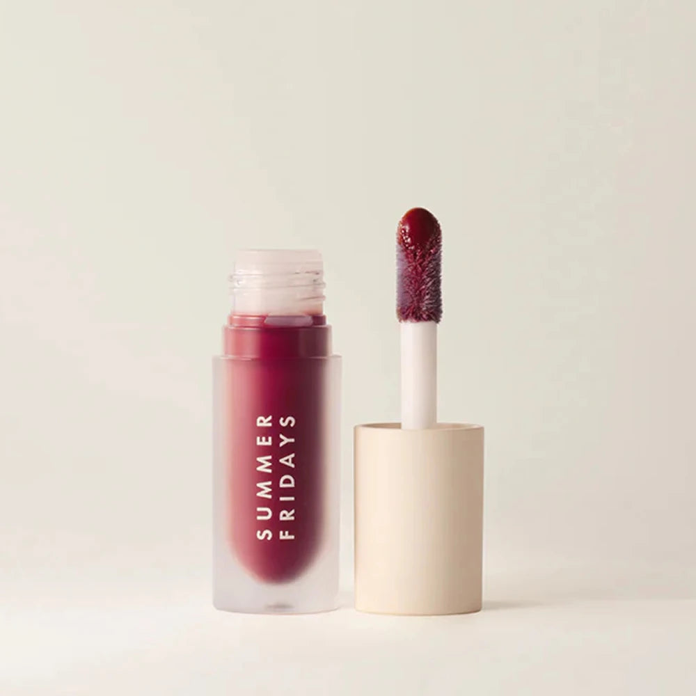 Summer Fridays Lip Balm Moisturizing Mirror Lip Gloss Lip Vanilla Pink Sugar Pink Guava Cake Smell Lipstick Shimmer Oil Makeup