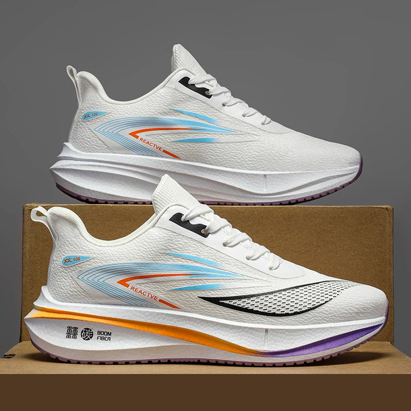 Running Shoes Men Mesh Breathable Outdoor Sports Flat Casual Mesh Walking Comfortable Tennis Shoes for Man Sneakers