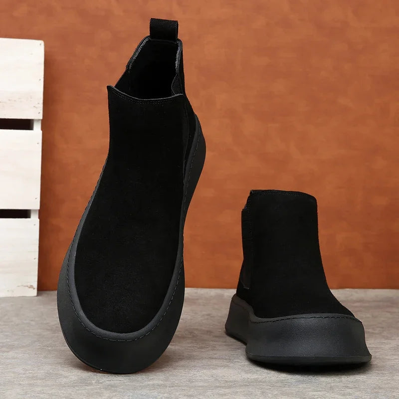Chelsea Boots – Slip-On Safety – Leather | KIMLUD