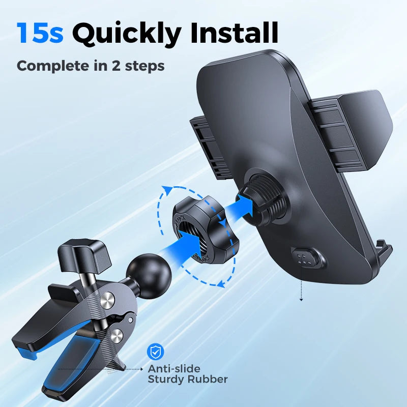Car Phone Holder – Military-Grade Protection – Vent Mount | KIMLUD