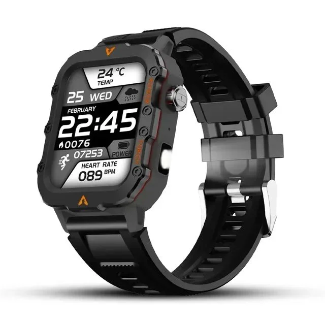 2025 Smartwatch Military Outdoor Sports Watches For Man Woman LED Flashlight Health Monitoring 1.73 inch Bluetooth Watches New