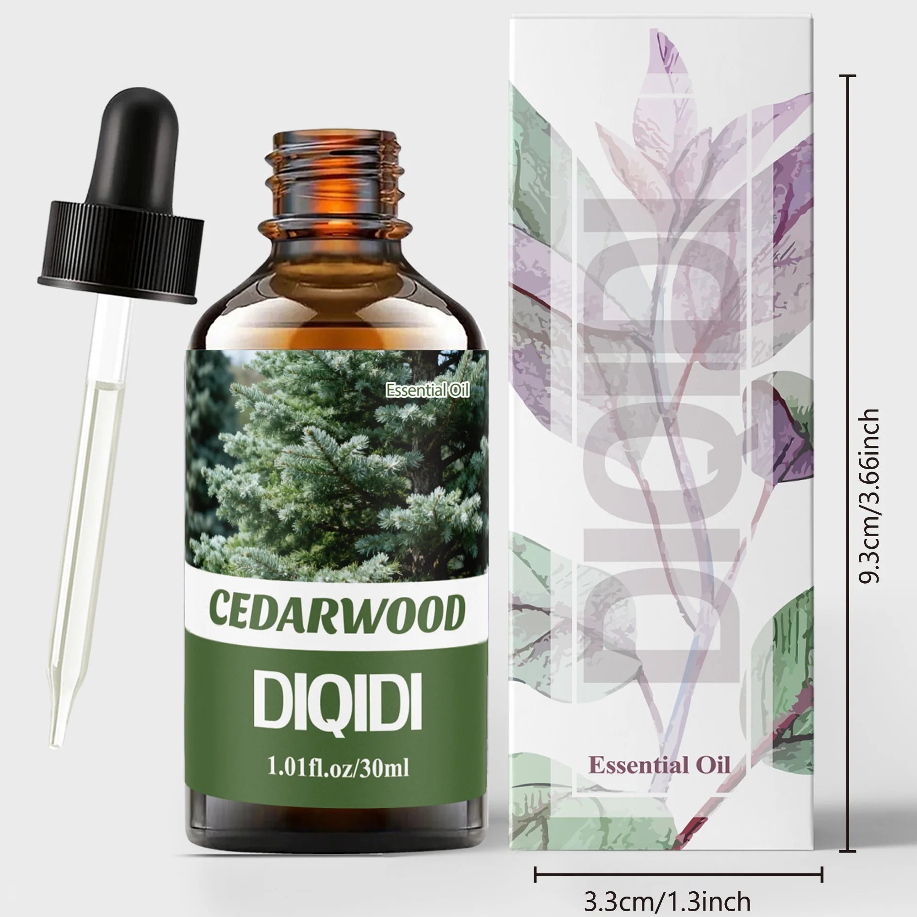 Cedarwood Essential Oil 30ml Pure — Forest-Green | KIMLUD