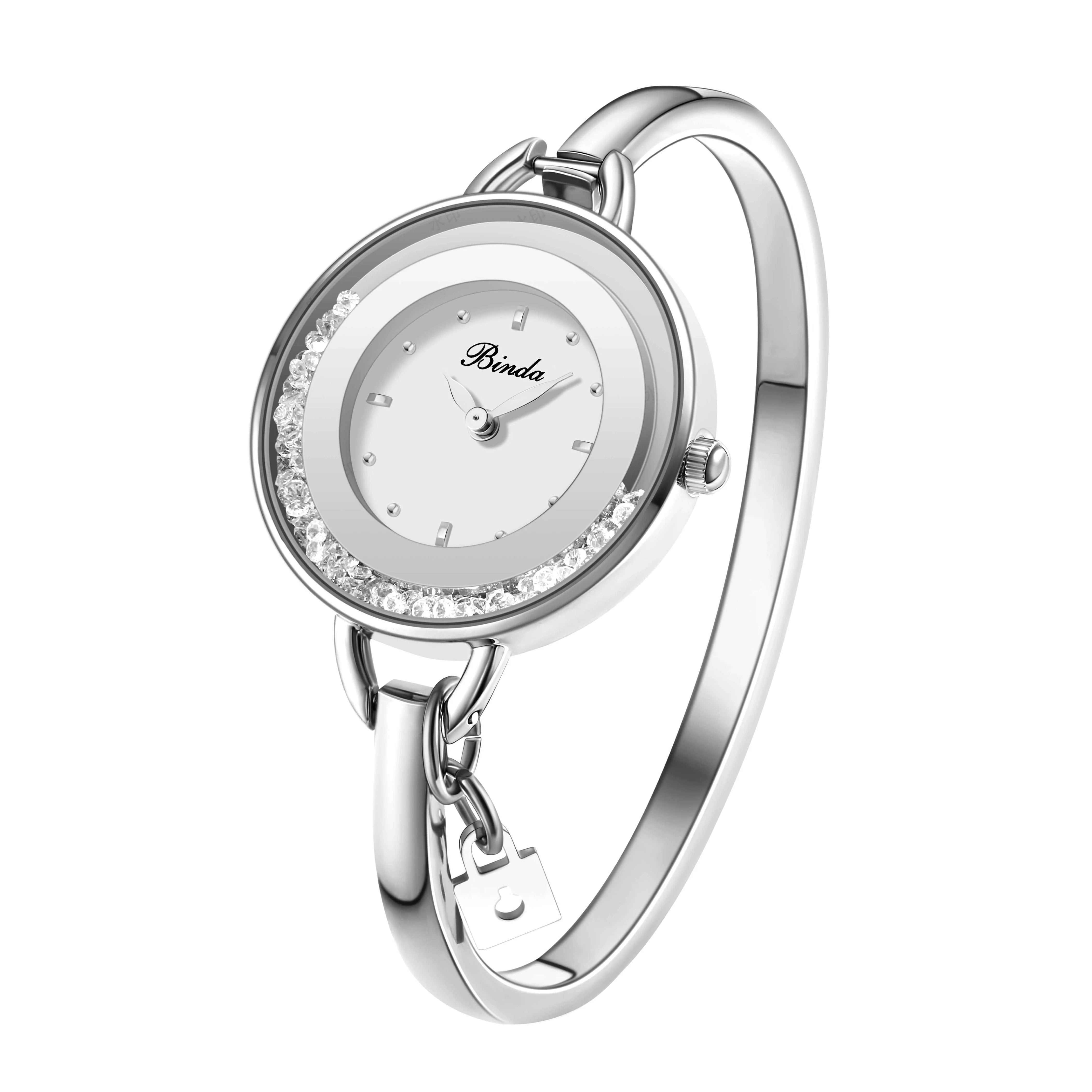 Watch – Quartz Movement – Stainless Steel Band – Rainbow Gold | KIMLUD
