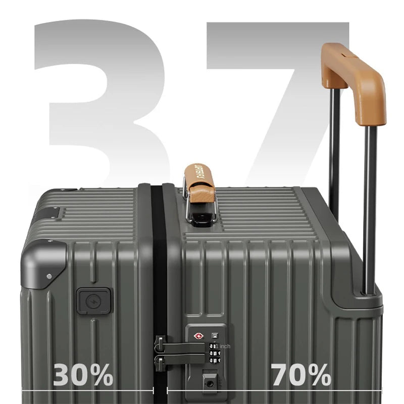 Travel Suitcase – Multi Size Luggage with Wheels – Polycarbonate Zipper | KIMLUD