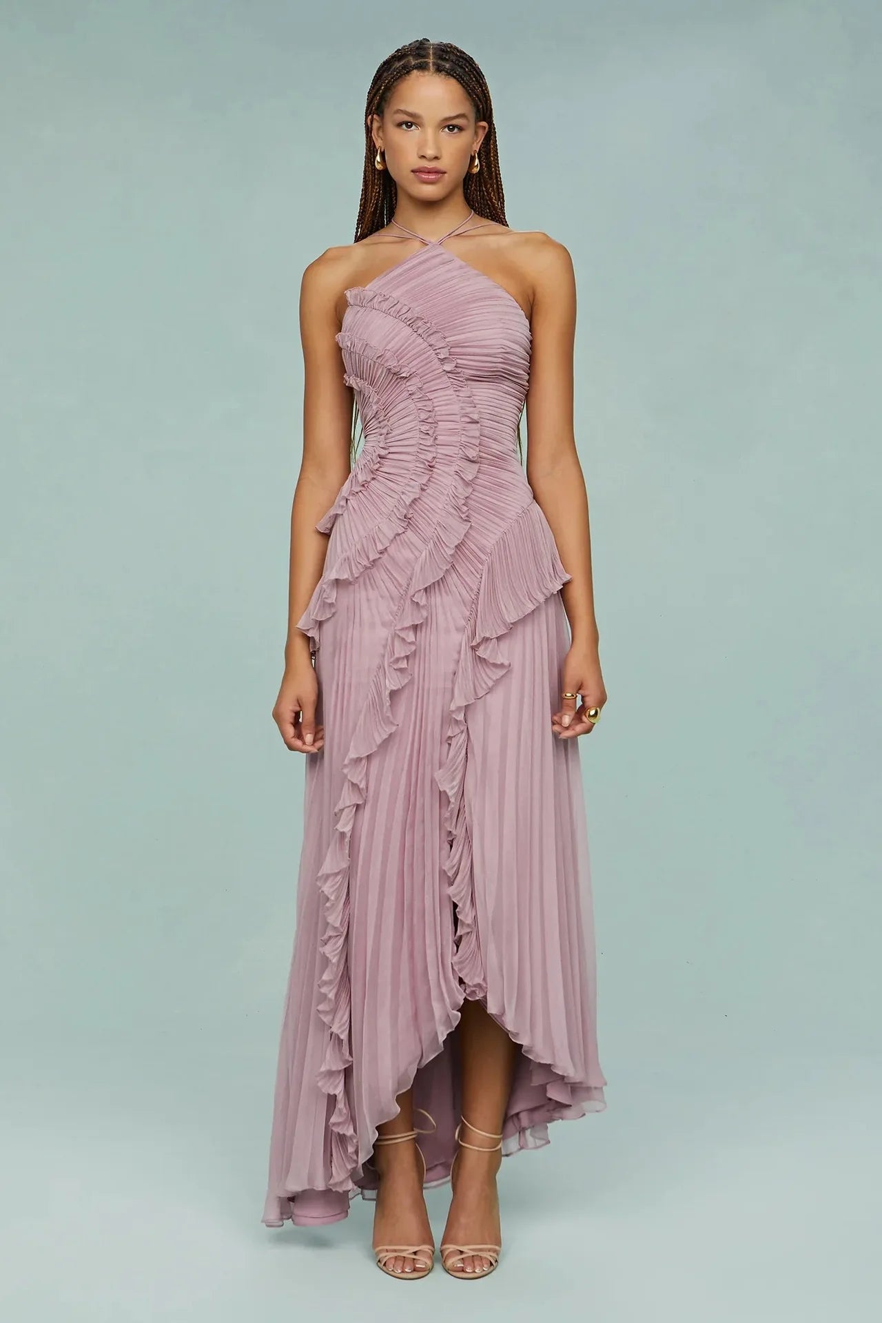 Sexy Slit Evening Dresses for Women with Folds A Line Homecoming Party Dresses Prom Dress Elegant Purple Evening gown 2025 NEW