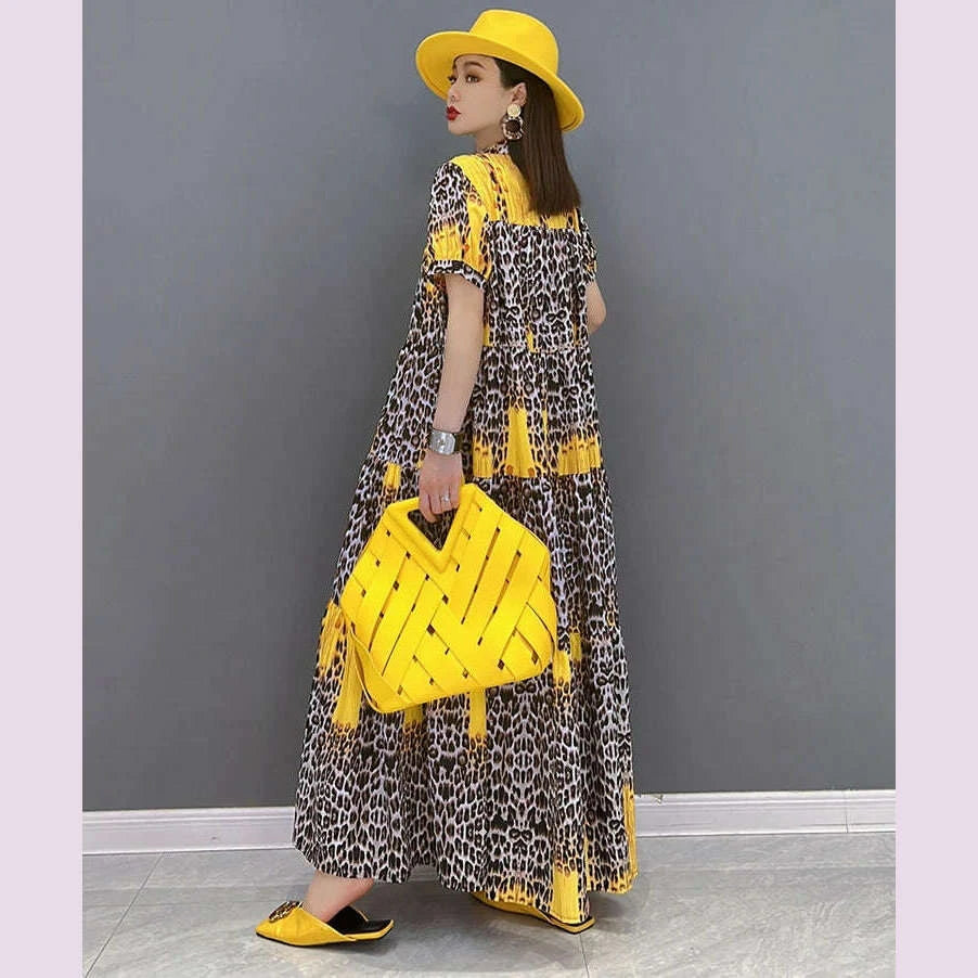 korean-style-painted-short-sleeve-casual-loose-big-size-yellow-red-blue-leopard-long-dress-summer-boho-print-dress-robe-jjxd071-kimlud-kimlud-33922920