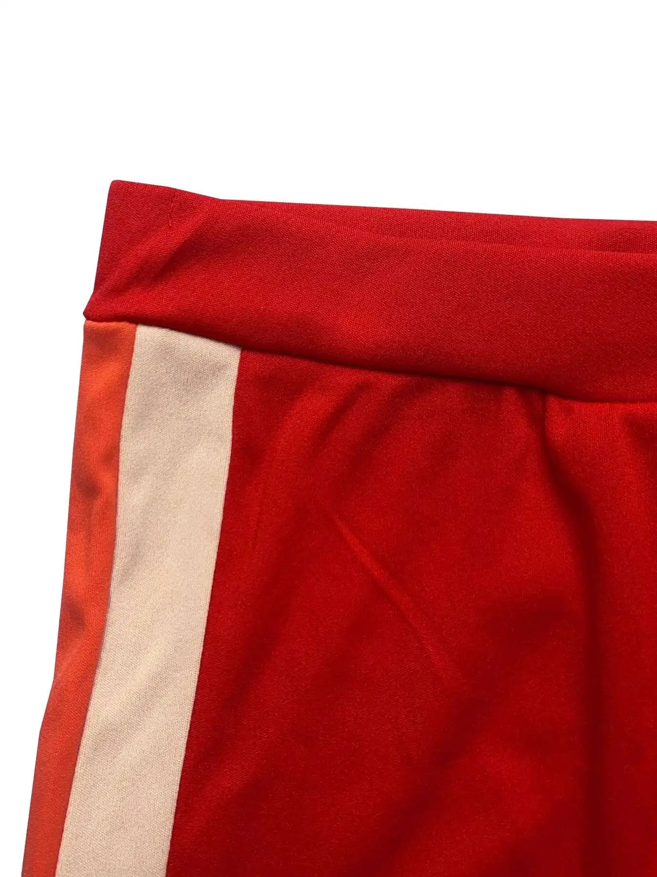 Casual Spor Women's Faion Set TW52 Long Sve Polyester Pants Striped Patchwork Independent Station Cross-Border