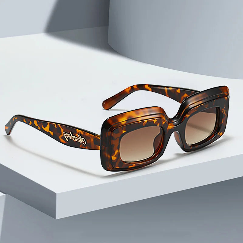 Sunglasses Unisex Oversized Square Shades Polycarbonate Black | KIMLUD