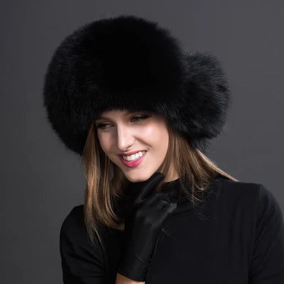 Ushanka Hat – Thick Winter Warmth – Real Fox Fur | KIMLUD