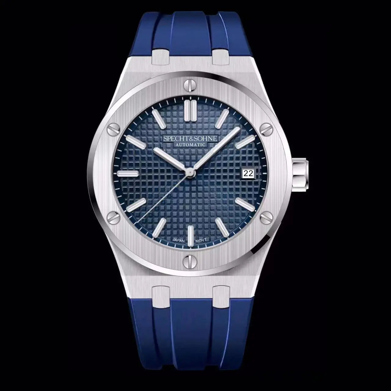 Specht&Sohne New 40MM Mechanical Watch For Men Grey Color Sports Wristwatch Japan Miyota 8215 Automatic Watch 50M Waterproof