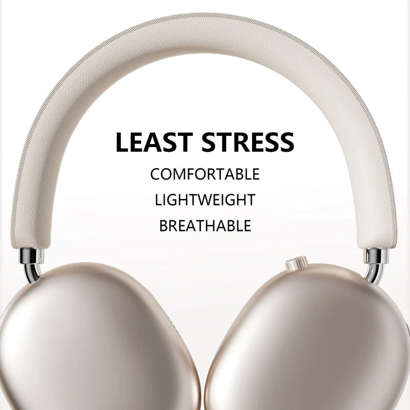 KIMLUD, NEW Wireless Bluetooth Headphones Noise Cancelling Earphones Mic Pods Over Ear Sports Gaming Headset For Apple 2025 Hot, KIMLUD Womens Clothes