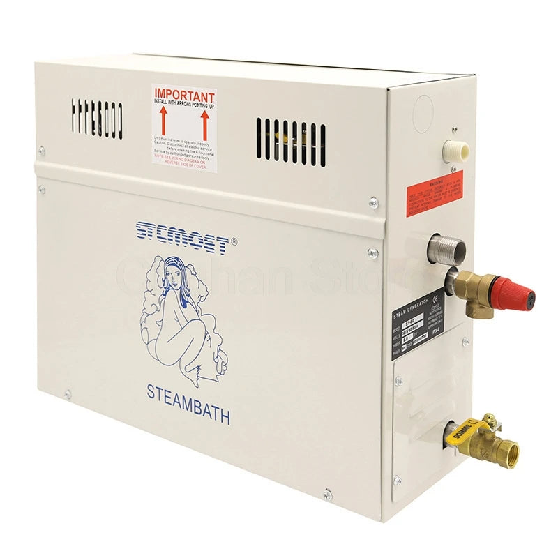 4.5/6/7/8/9KW Sauna Spa Steam Generator For Home Steam Shower with Digital Controller Sauna Room SPA Steam Bath Machine