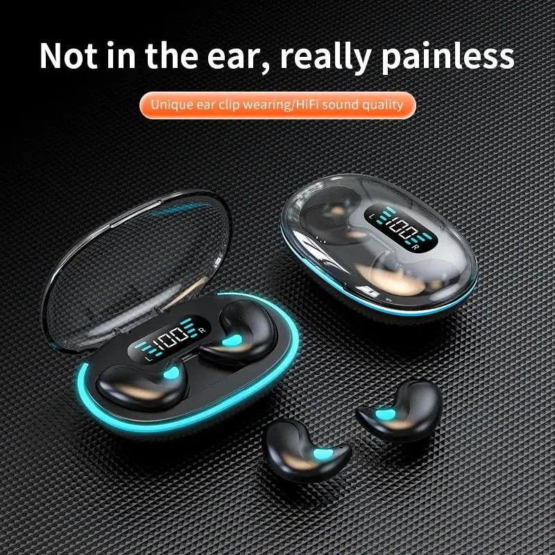 X55 Earphones Wireless Bluetooth Headphones Noise Reduction Sport Game Sleep Bluetooth 5.0 Earbuds HIFI Stereo Music Headset