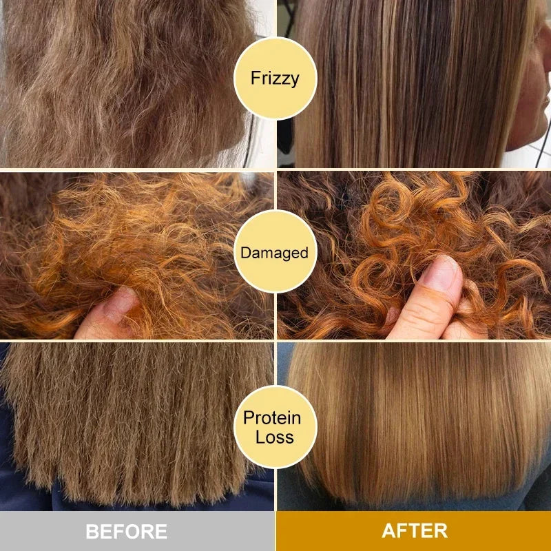 Rosemary Magic Hair Mask Keratin Straightening Repair Damaged Frizy Treatment Soft Smoothing Professional Hair Care Cream