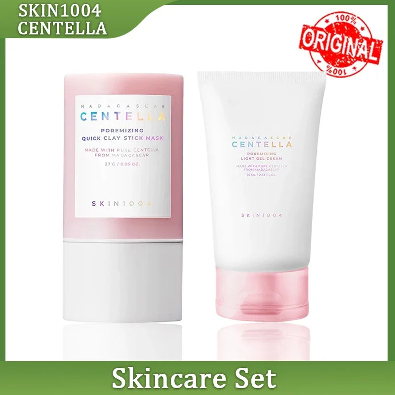 Centella Asiatica Skincare Set Toner Cleanser Serum And Oil — Pink | KIMLUD