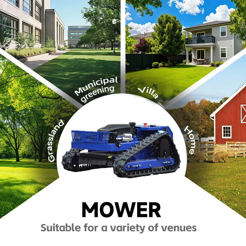 Robotic Lawn Mower – Wireless Remote Control – All-Terrain | KIMLUD