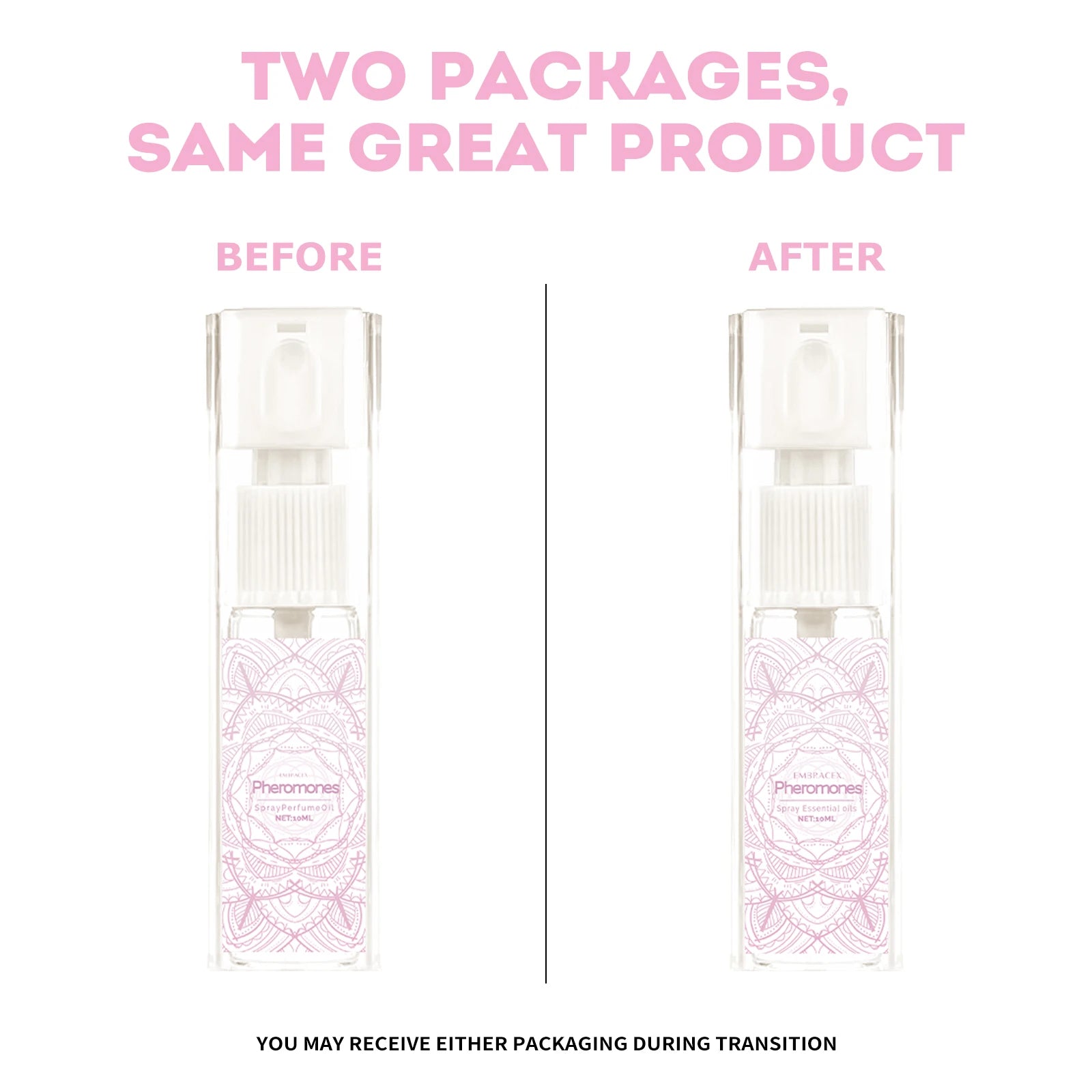 Glass Roller Pheromone Perfume For Face — Clear | KIMLUD