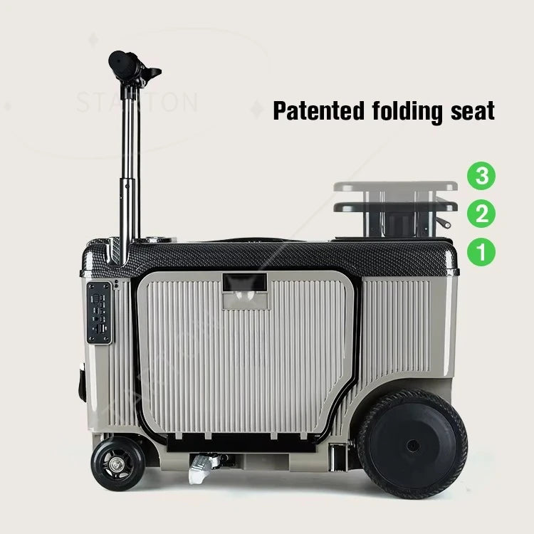 Bluetooth 20 Inch Smart Following Green Red Black Grey Blue Purple White Smart Luggage Suitcase