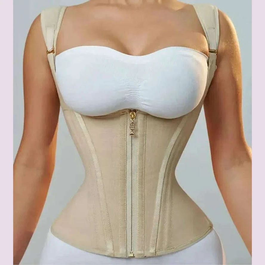 women-double-compression-waist-trainer-vest-corset-bone-adjustable-zipper-hook-eyes-flat-belly-body-shaper-fajas-modeling-beltkimlud-womens-fashion-34621093