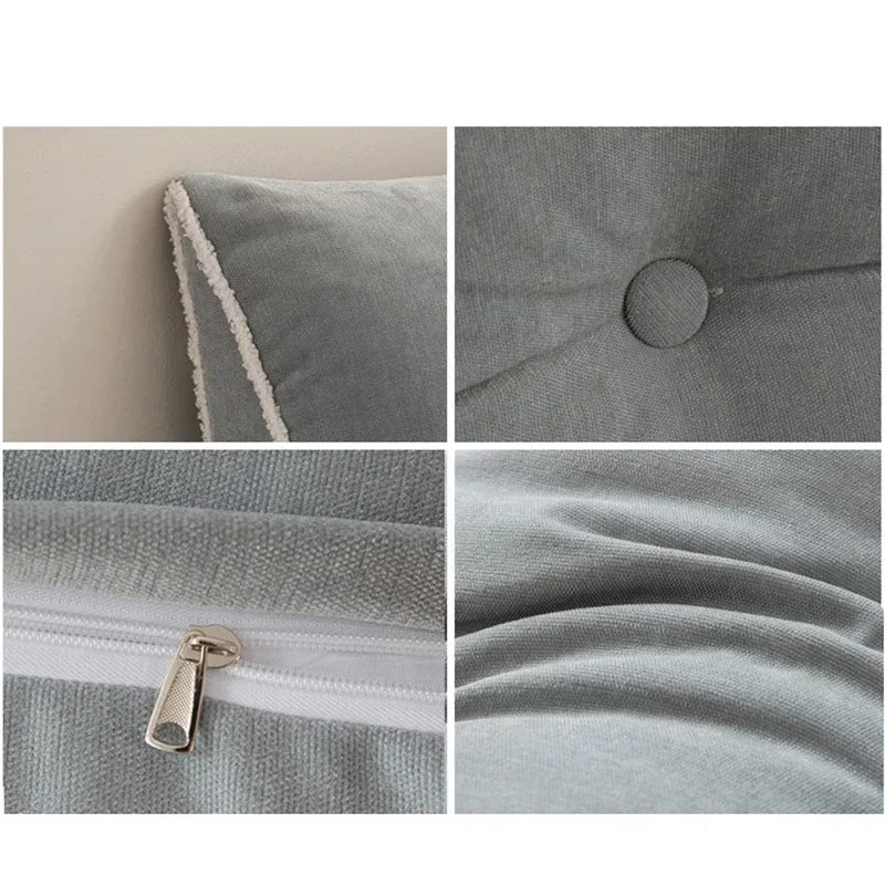 Headboard Pillow Triangle Cushion Backrest Sofa Waist Cushion Wedge Sleeping Pillow for Decorative Pillows for Bed Removable