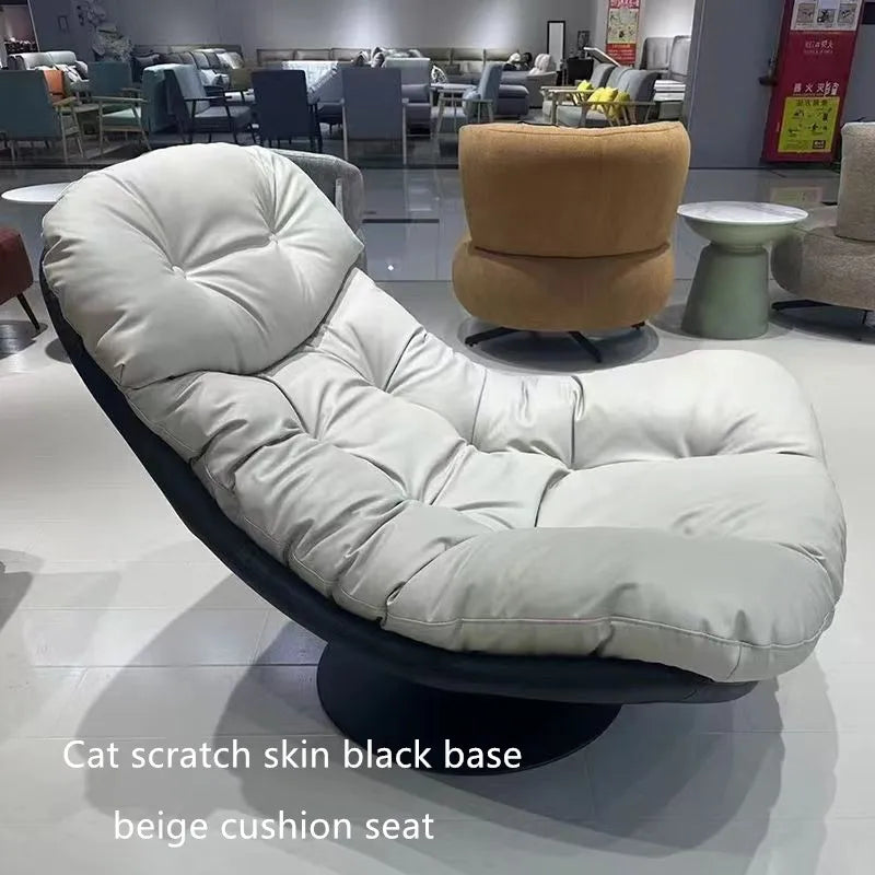 Modern Luxury Lounge Chair for Living Room Study Balcony Single Seat Swivel Leisure Chair Reading Lazy Sofa for Room Balcony