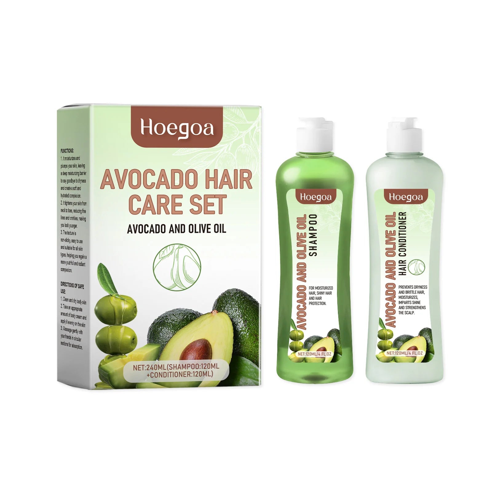 Rose-Pink Packaging Hair Care Set Anti Frizz Deep Nourish — Rose Pink | KIMLUD