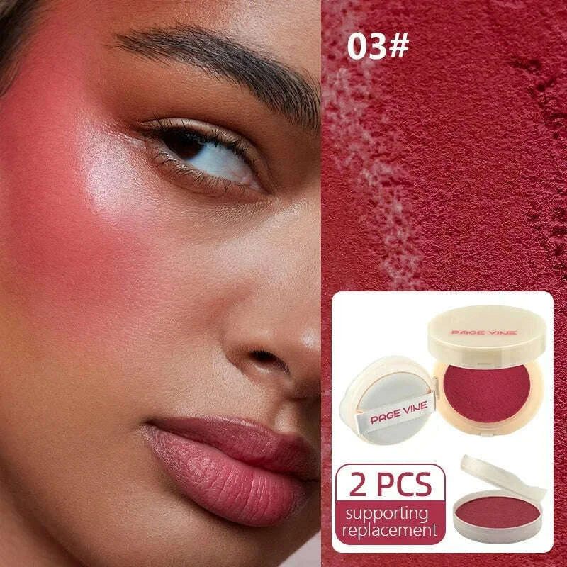 monochrome-cushion-blusher-with-refill-portable-matte-nude-rouge-natural-whitening-longlasting-waterpoof-blush-cream-makeup-kimlud-kimlud-33921325