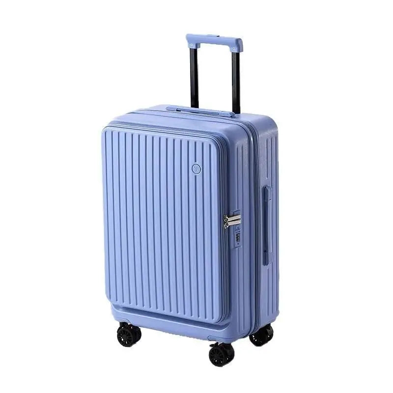 19 minutes ago, the expandable zipper box with an open lid is 20 inches. It is a male suitcase and a travel suitcase for female