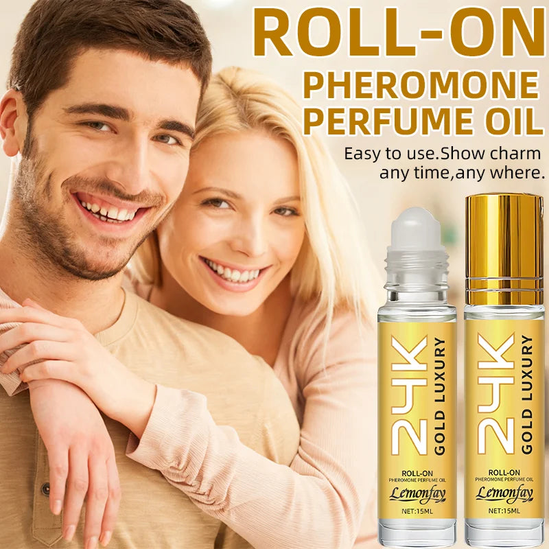 Gold 24K Luxury Pheromone Perfume Oil — Gold | KIMLUD