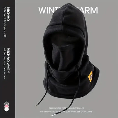Balaclava – 3-in-1 Knit Hat Mask Neck Warmer – Cotton Polyester | KIMLUD