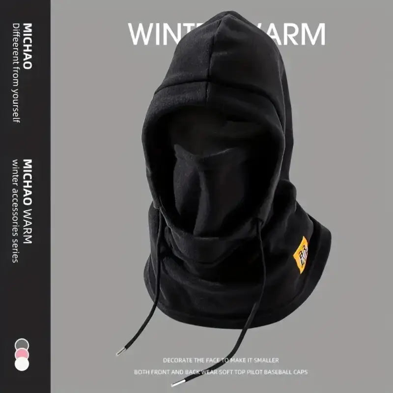 Balaclava – 3-in-1 Knit Hat Mask Neck Warmer – Cotton Polyester | KIMLUD