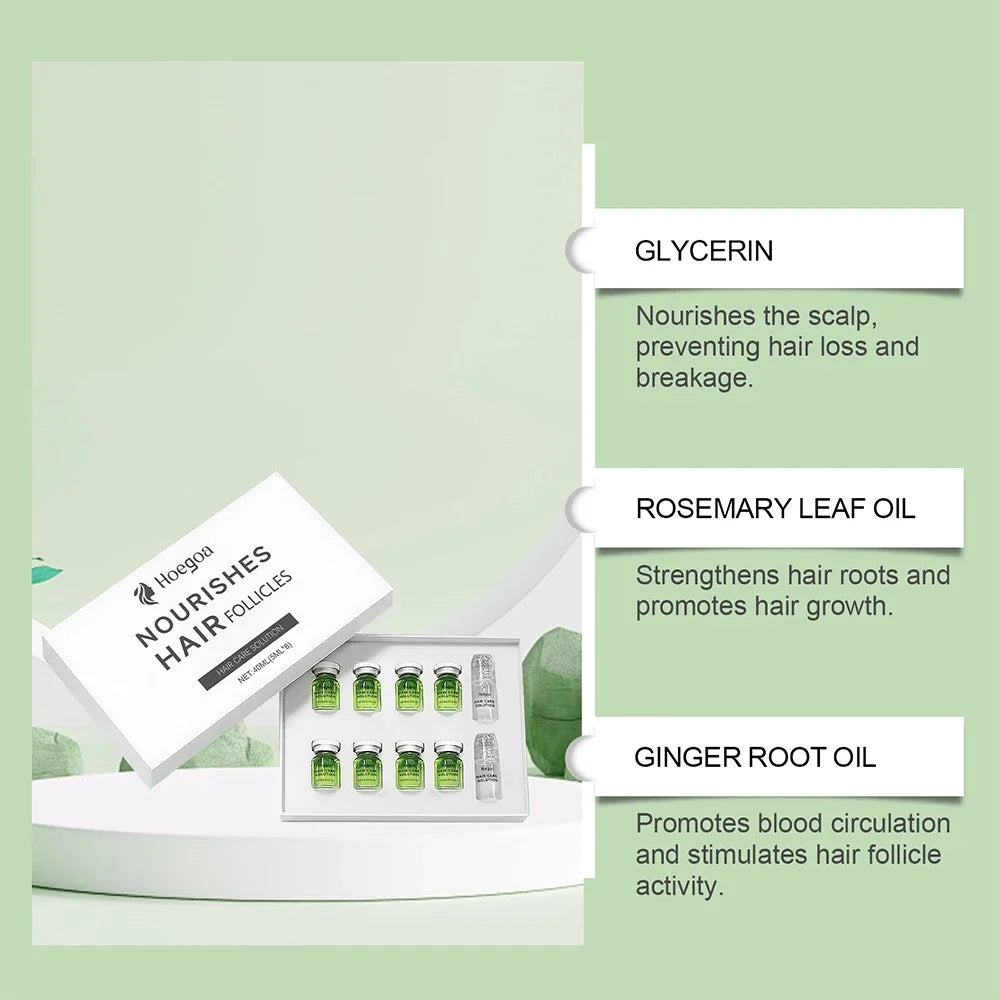 Lightweight Hair Serum Strengthens Roots — Green | KIMLUD