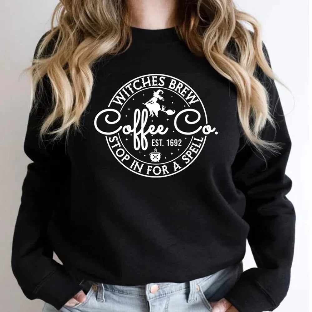 Cozy Knit Graphic Hoodie Sweatshirt — Black | KIMLUD